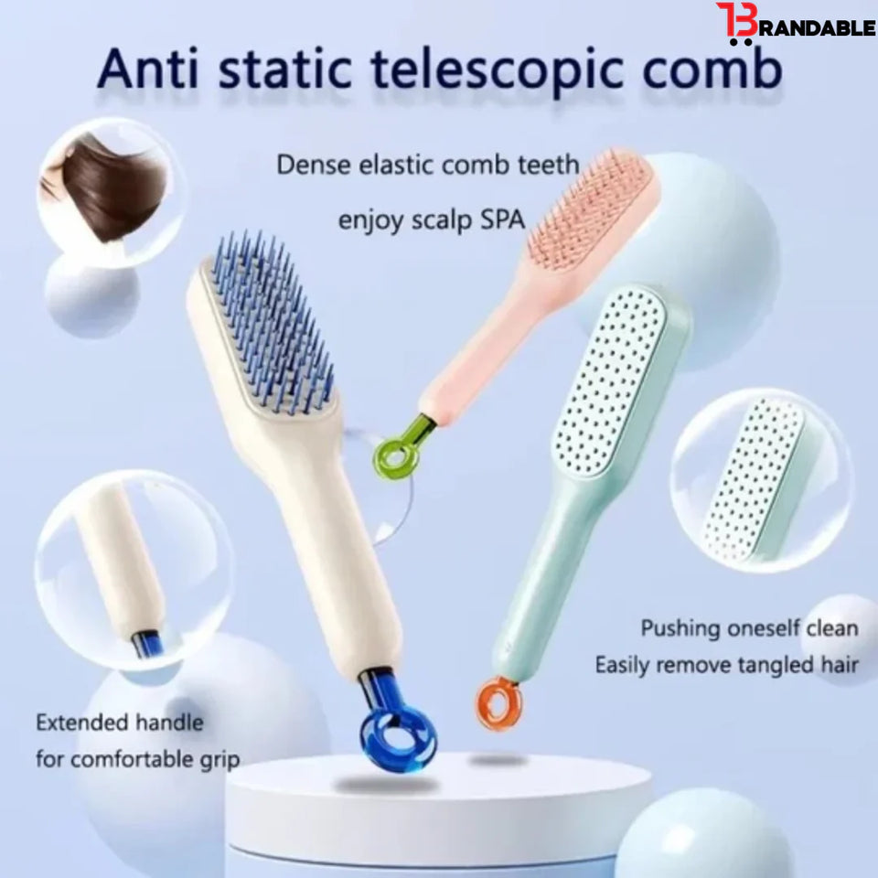Self Cleaning Hair Brush