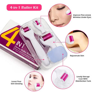 4 In 1 Derma Roller (Skin & Hair Therapy Roller)