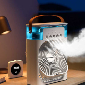 4-IN-1 MULTI-FUNCTIONAL PORTABLE AIR HUMIDIFIER COOLING USB FAN