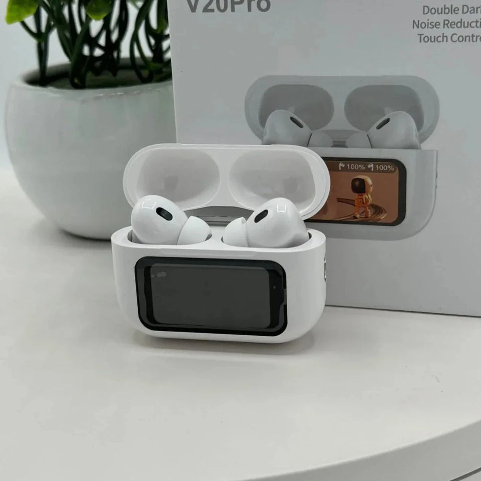 V20 Pro Touch Screen Earbuds (ANC)
