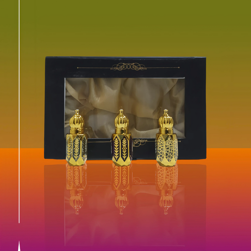 3 Oud Attar Gift Box